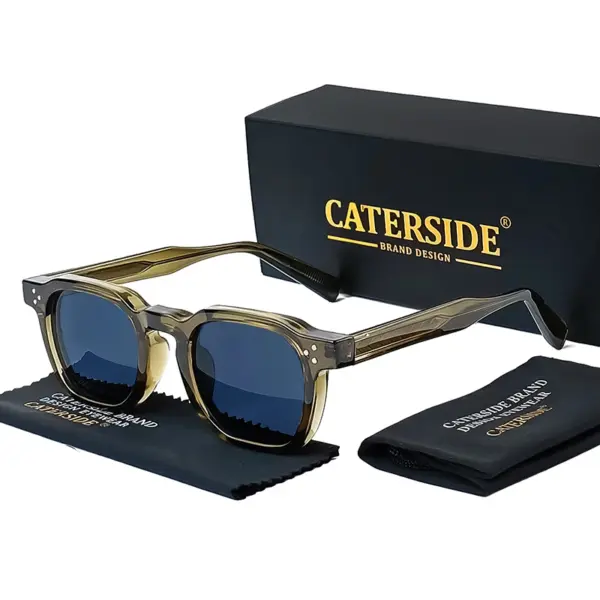 Retro Punk Square Men Sunglasses Model K39769 - Image 2