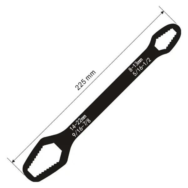 8-22mm Adjustable Self-tightening Wrench for Mechanical Work - Image 9