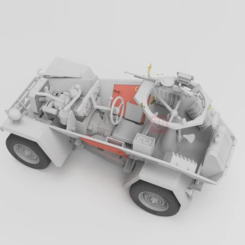 1/35 Scale Soviet BA-64B Armored Car Model Kit 5 1/35 Scale Soviet BA-64B Armored Car Model Kit - Image 5