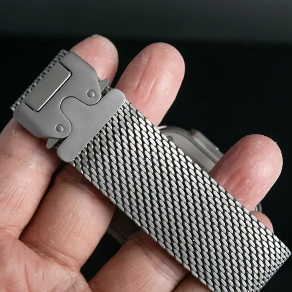 Titanium Milanese Loop Strap for Apple Watch - Image 4