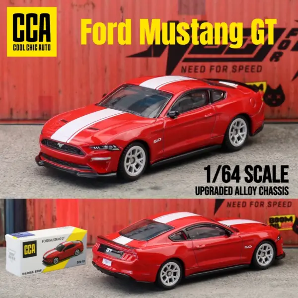 1/64 Scale Ford Mustang GT Diecast Model - Image 10
