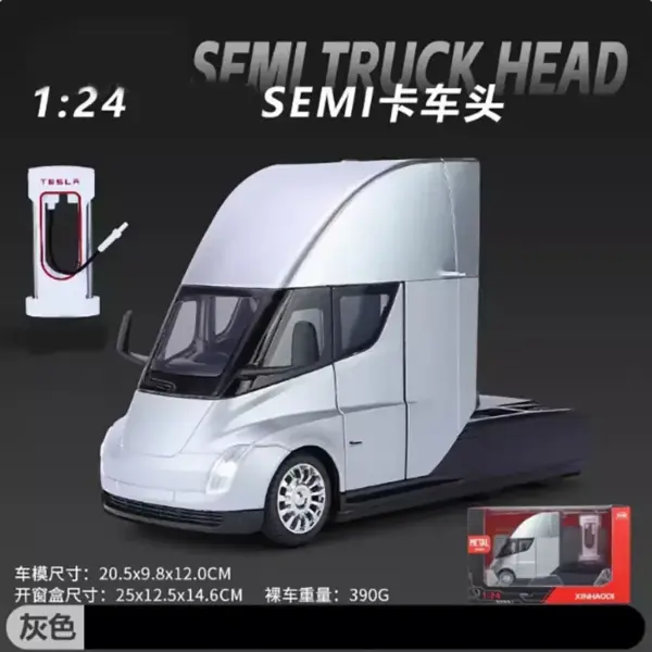 Diecast 1/24 Peterbilt 389 Truck Model - Image 9