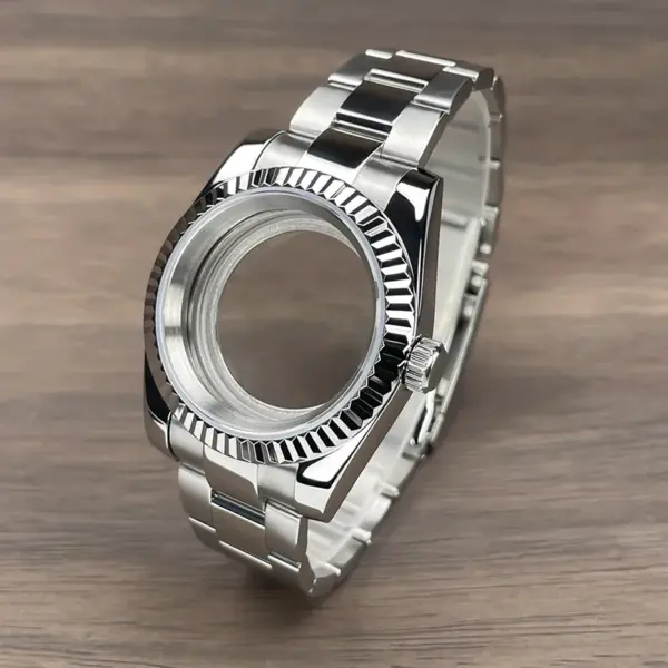 Fluted Bezel Watch Case for NH35 NH36 Movement - Image 18