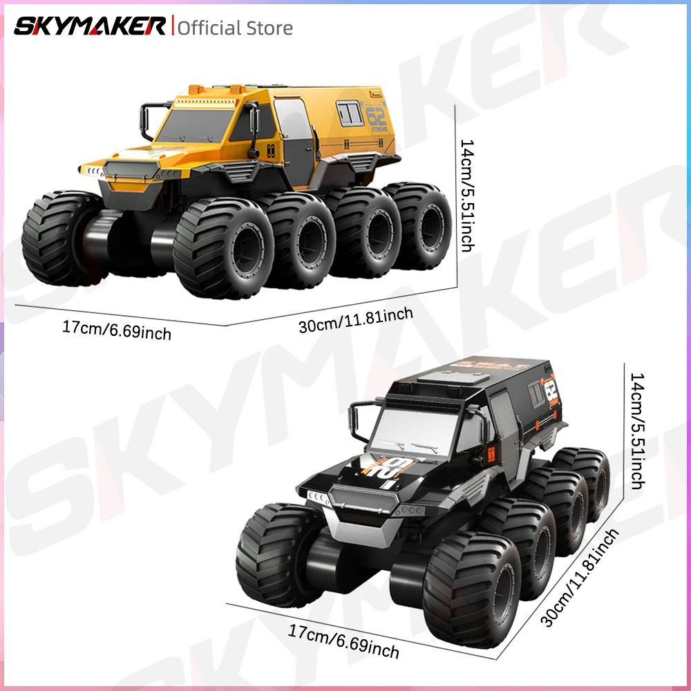 JJRC Q137 8WD Amphibious RC Car 6 JJRC Q137 8WD Amphibious RC Car - Image 6