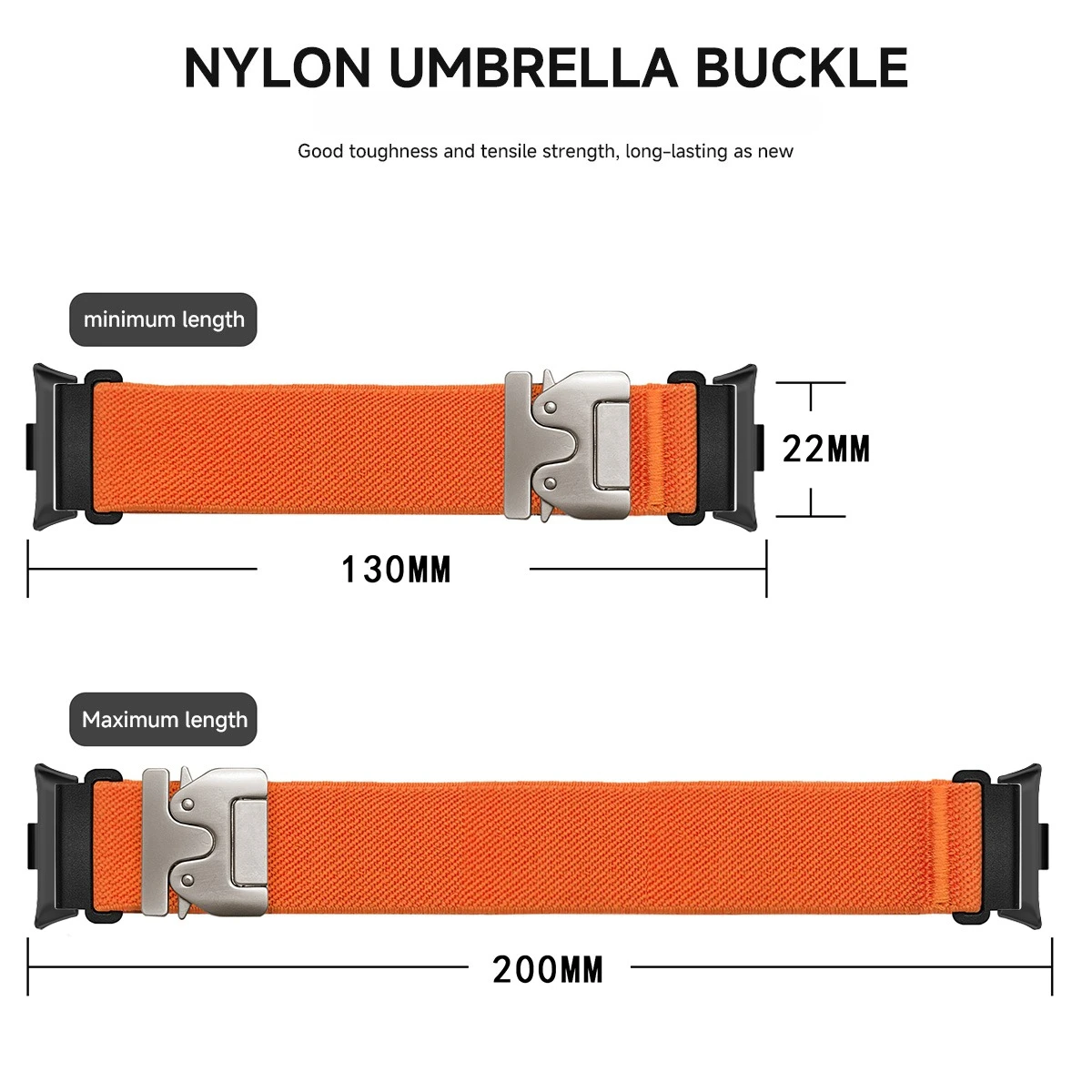 Nylon Strap for Redmi Watch 4/5 and Xiaomi Mi Band 8/9 3 Nylon Strap for Redmi Watch 4/5 and Xiaomi Mi Band 8/9 - Image 3
