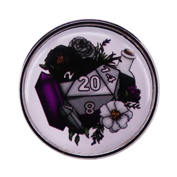 Fun Card Game Enamel Pins for Collectors - Image 8