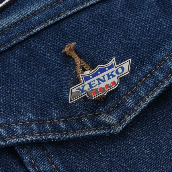 1969 Camaro Yenko Tri-Color Metal Badge for Denim Jackets - Image 3