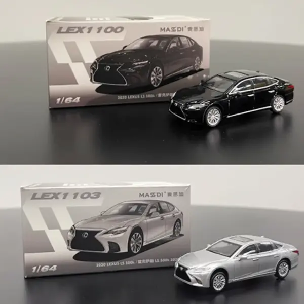 1/64 Alloy LEX1100 LS500H Vehicle Model Collector - Image 2
