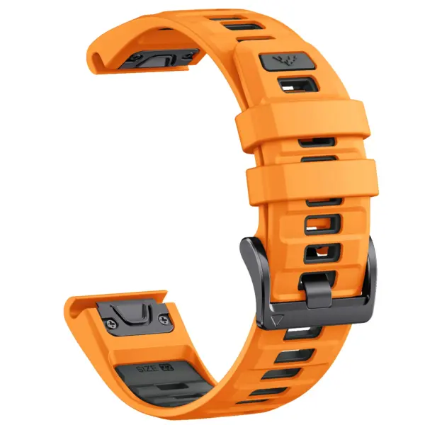 Garmin Fenix 8 7X 7 6 Two-Tone Silicone Strap - Image 15