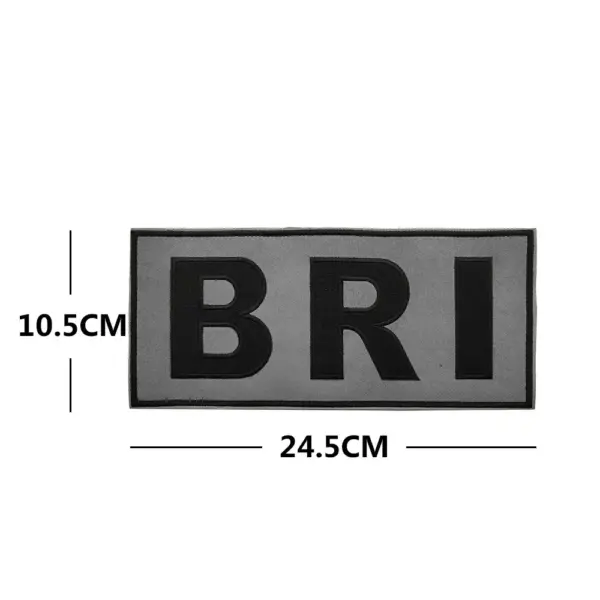 French BRI Anti Assault Military Patch with Hook & Loop - Image 6