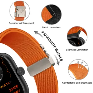 Nylon Strap for Redmi Watch 4/5 and Xiaomi Mi Band 8/9 25 Sc5254217c5764617b1dc2b7138663485M