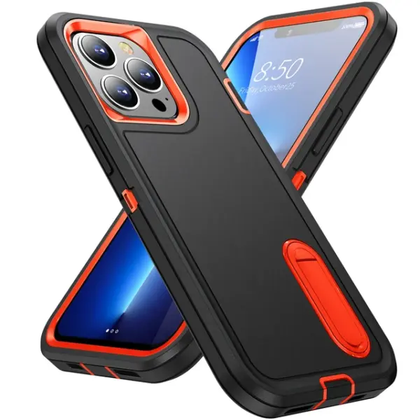 Dual-Color Kickstand Case for iPhone 15 Pro Max - Image 15