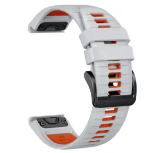 Two Tone Silicone Strap for Garmin Watches 26 Sc58a7a133ba54f47882c1f2fe9bda10aL