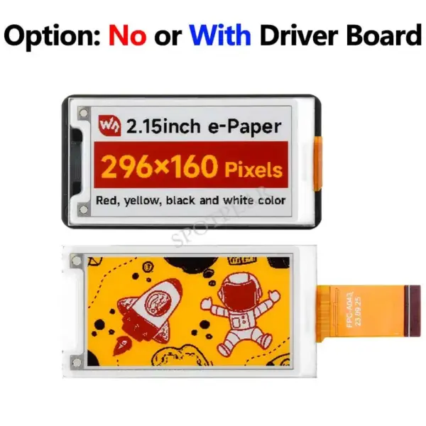 2.15 Inch e-Paper HAT for Raspberry Pi - Image 2