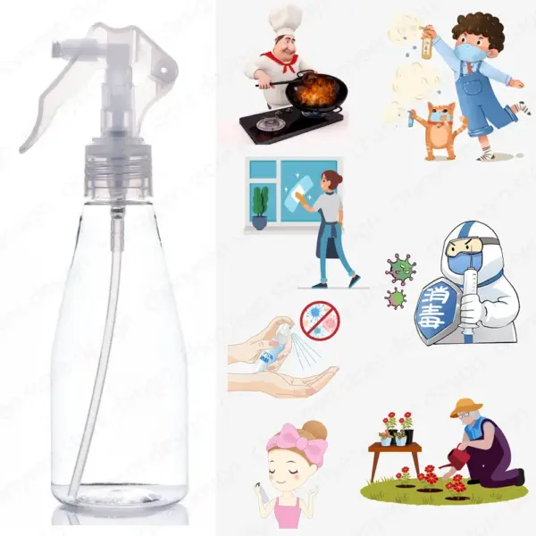 200ml Refillable Trigger Spray Bottle for Cleaning - Image 2