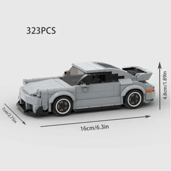 Stylized Building Block Toy Car - Image 34