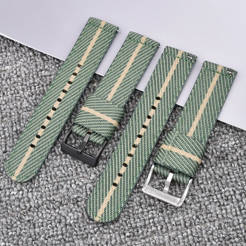 24mm Nylon Watch Band for TicWatch Pro 5 6 24mm Nylon Watch Band for TicWatch Pro 5 - Image 6