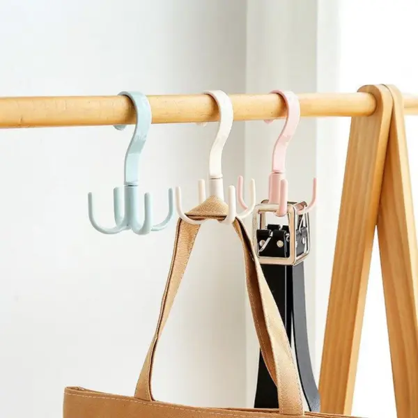 Space Saving Rotated Hanger Hooks for Closet - Image 4