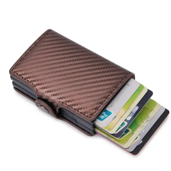 RFID Blocking Leather Wallet with Card Holder - Image 14