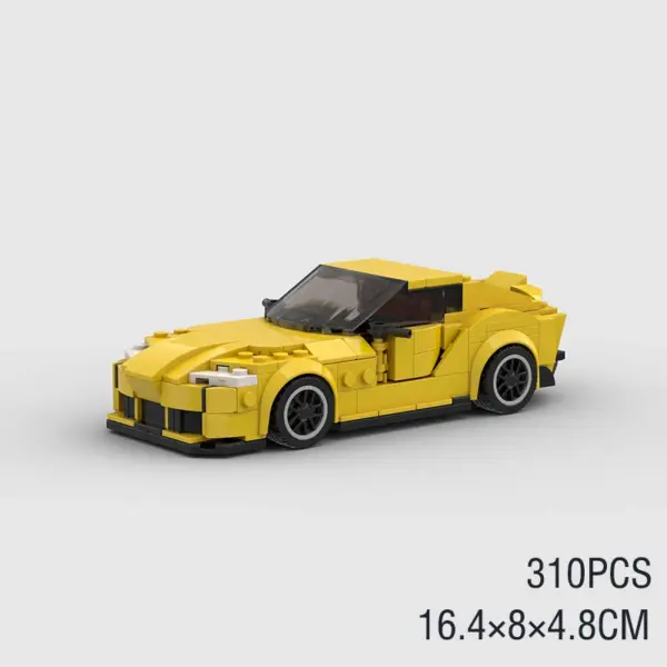 Stylized Building Block Toy Car - Image 22