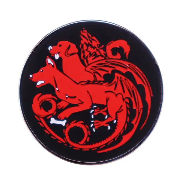 Luxury Copper Thrones Enamel Lapel Pin for Fans - Image 20