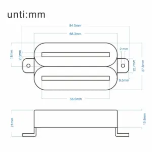 FLEOR Hot Rails Humbucker Set for Electric Guitars 13 Sc7aaf36aeb004820a954f680216c4426p