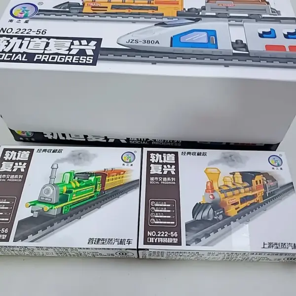 Train Track Urban Transport DIY Building Block Model - Image 5