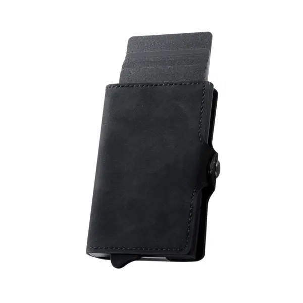 RFID Blocking PU Leather Pop Up Wallet - Image 8