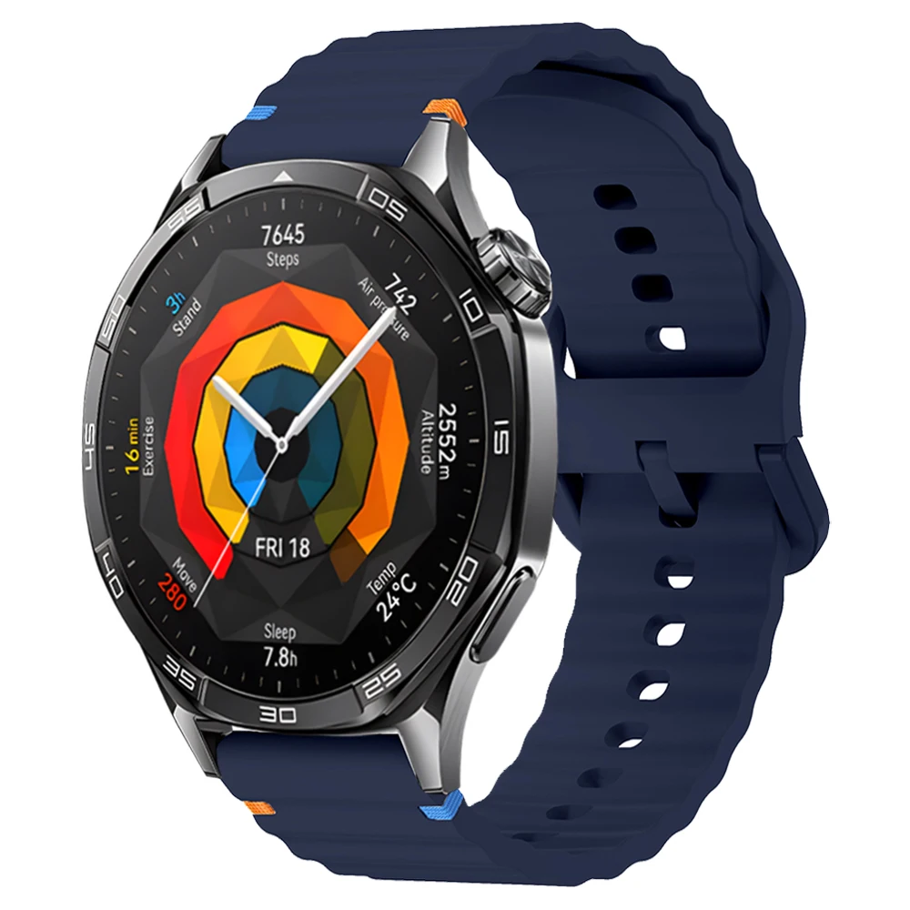 Stylish Silicone Strap for HUAWEI WATCH GT Series 2 Stylish Silicone Strap for HUAWEI WATCH GT Series - Image 2