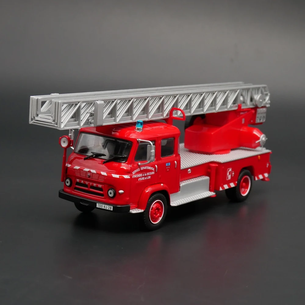 Diecast Ixo 1:43 Saviem Fire Truck Model 5 Diecast Ixo 1:43 Saviem Fire Truck Model - Image 5