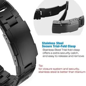 Garmin Quick Fit Titanium Watch Band 22mm 26mm 12 Sc83c36416a834503a36e9c9f417499e9q