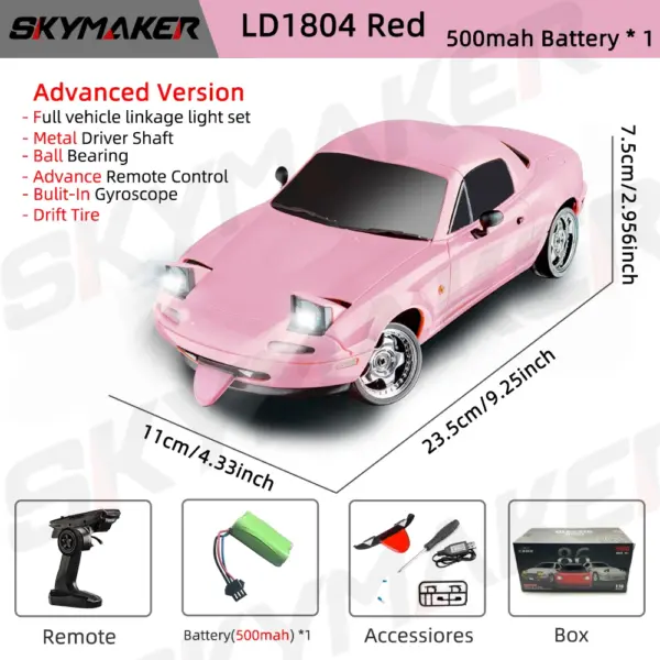 1/18 Skymaker RC Drift Car with Gyroscope - Image 9
