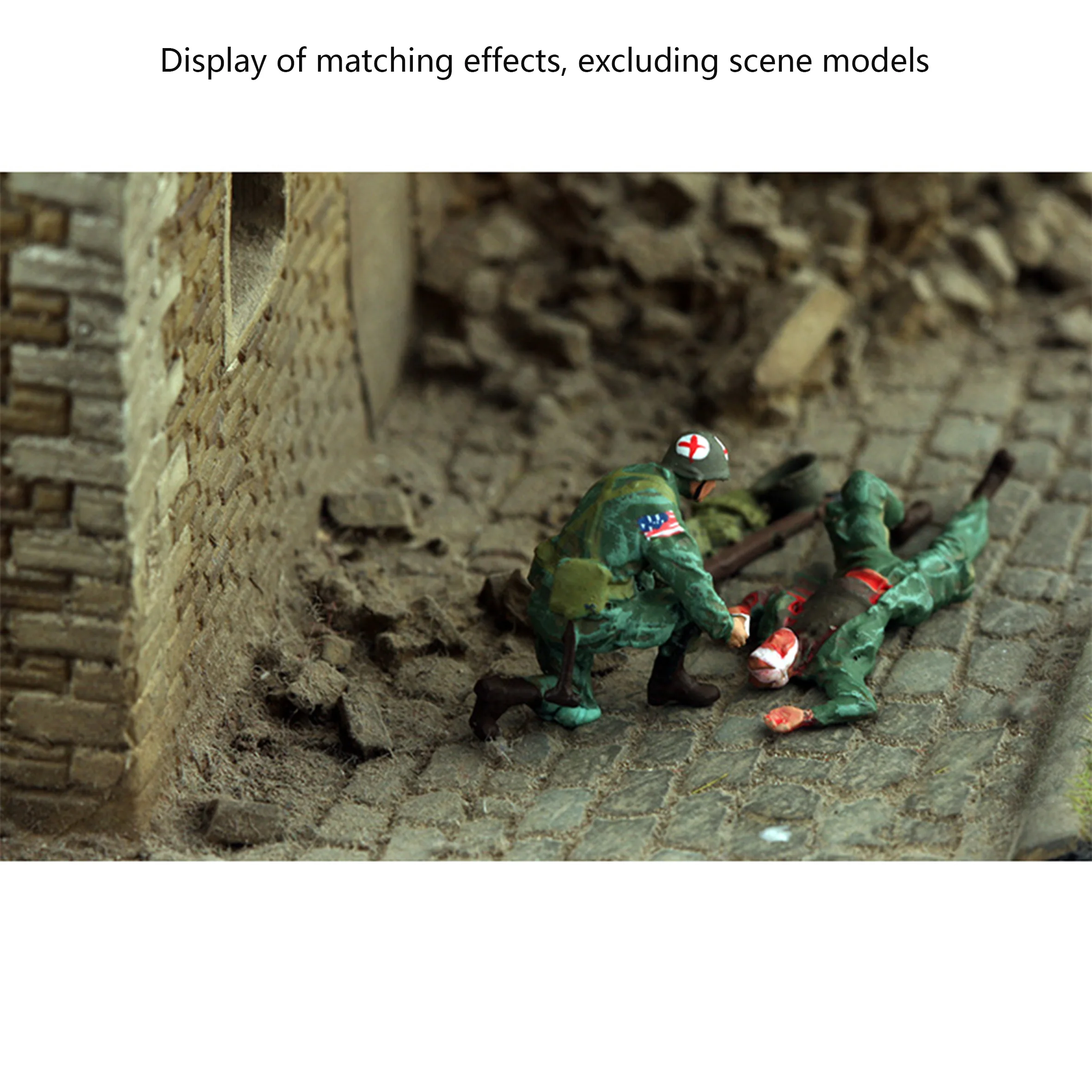 1/72 US Battlefield Rescue Soldier Figures Set 3 1/72 US Battlefield Rescue Soldier Figures Set - Image 3