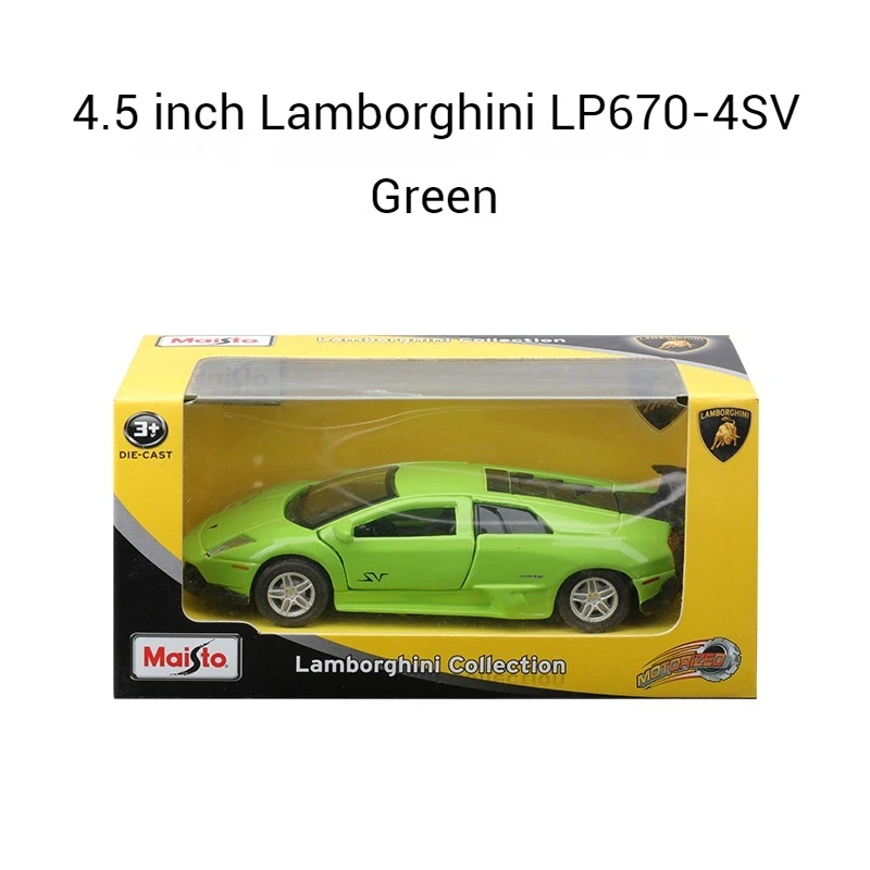 Maisto 1:43 Lamborghini LP 670-4 SV Green Diecast Model 10 Maisto 1:43 Lamborghini LP 670-4 SV Green Diecast Model - Image 10