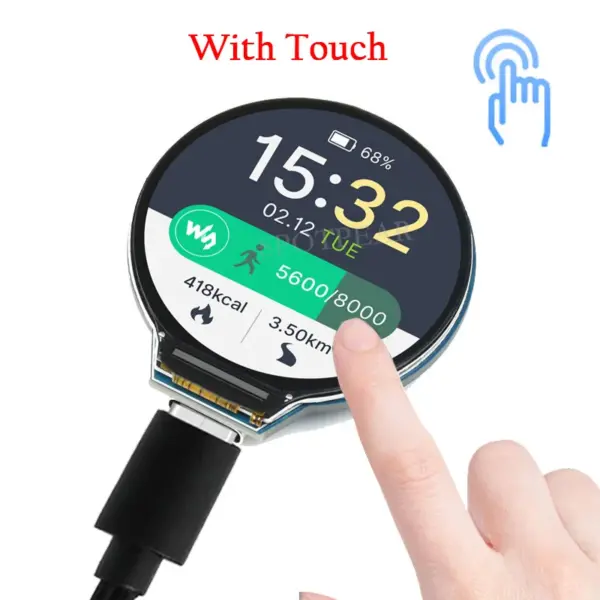 RP2040 Development Board with 1.28 Inch LCD Touch - Image 5