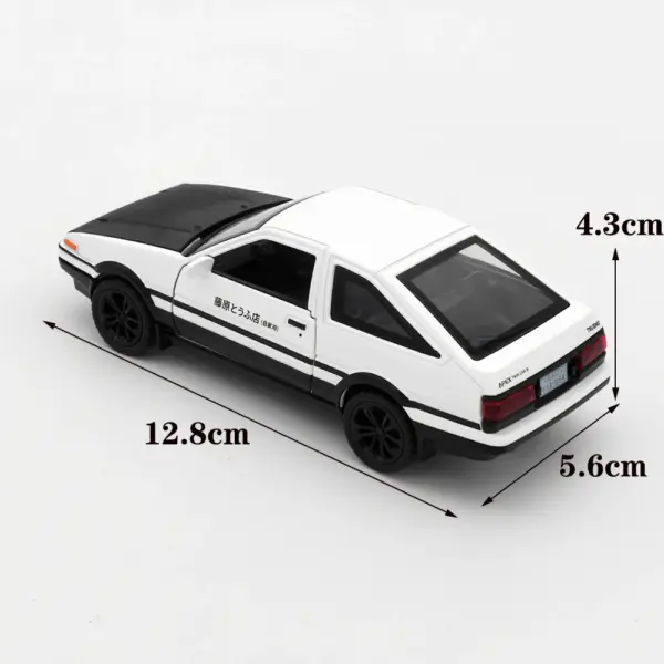 1:36 Alloy Initial D AE86 Diecast Car Model - Image 4