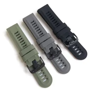 Two-tone Silicone Watch Band for Garmin 22mm 28 Sc916f856ea0240cca936c90e4e980c6fA
