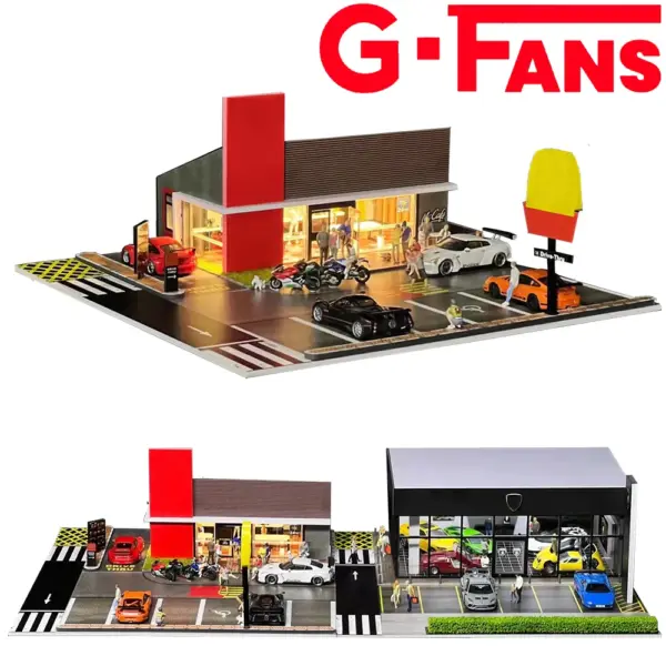 1/64 Scale Car Garage Miniature Display Model - Image 4