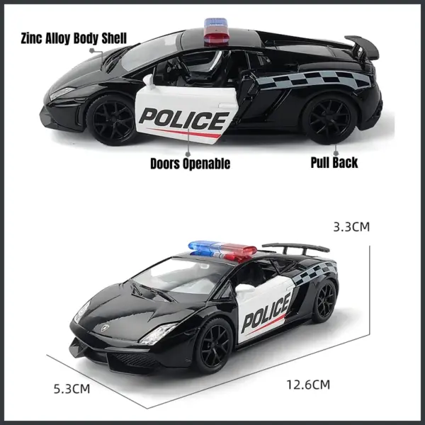 1/36 Lamborghini Sian FKP 37 Diecast Model for Collectors - Image 5