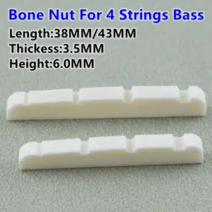 Real Bone Nut for 5 Strings Bass 45MM 11 Sc9d2b7b7ded6474cbb29e7f8e875eb18E