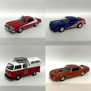 Greenlight 1:64 Police and Muscle Car Diecast Model Set