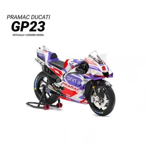Kiloworks 1:12 Ducati Pramac GP23 Motorcycle Model - Image 2