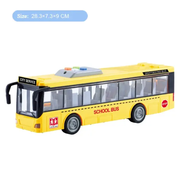 Large Inertia Double-Layer Sightseeing Bus Toy for Boys - Image 17