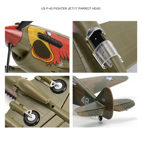 1/48 P-40 Tomahawk WWII Model Kit - Image 3