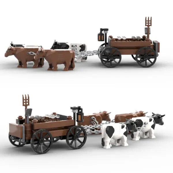 Medieval Carriage Building Blocks Kit for Adults - Image 2