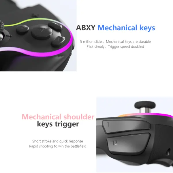 LinYuvo KS63 RGB Wireless Gamepad for Switch - Image 4