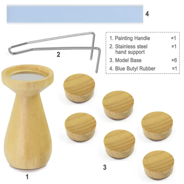 Handheld Model Painting Handle WH02 for Miniatures - Image 2
