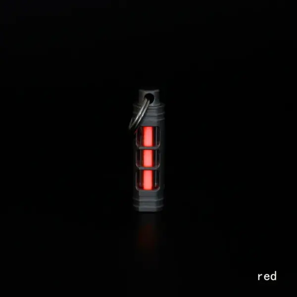 Luminous Titanium Alloy Signal Light Keychain - Image 11