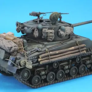 1/35 Resin Unassembled American Sherman Tank Model Kit 5 Scbb5bece963342f1bfc44a5cfe8a8dbbW