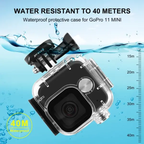 PULUZ 40m Waterproof Case for GoPro Hero11 Mini - Image 5